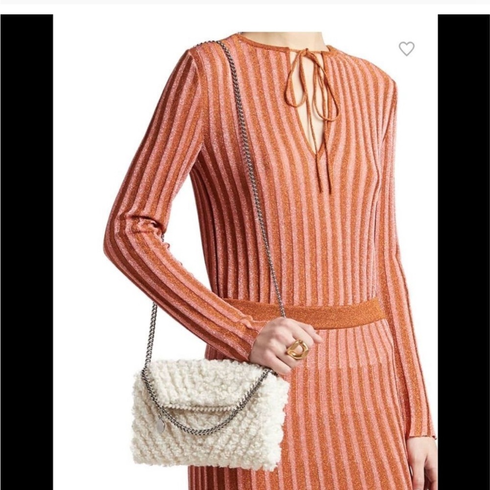 STELLA MCCARTNEY Chevron-Quilted Mini Crossbody Bag